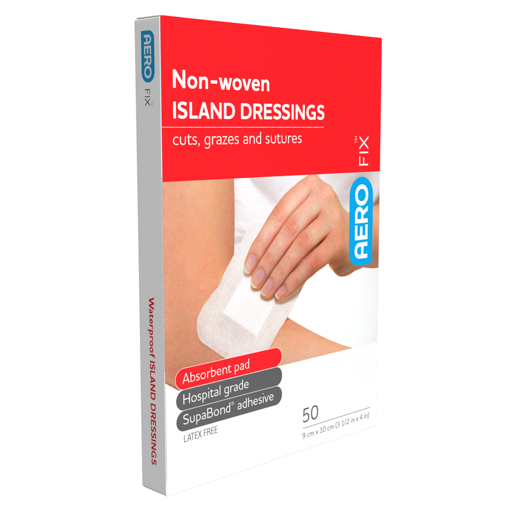Aerofix Non-woven Island Dressing 9 X 10cm 5pcs