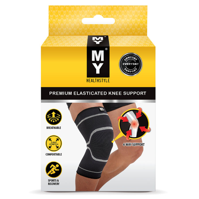 My Premium Elasticated Knee Support Large 1 Each