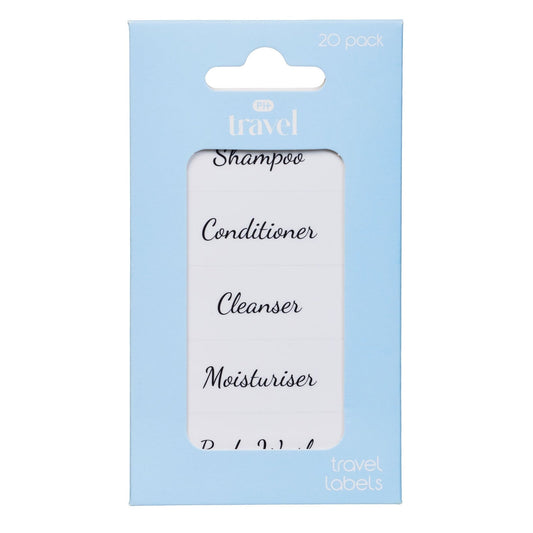 Pharmacy Health TRAVEL LABELS 20PK