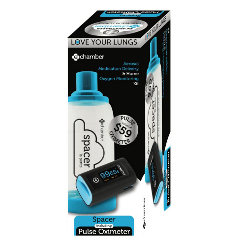 E-Chamber Spacer + Pulse Oximeter Kit