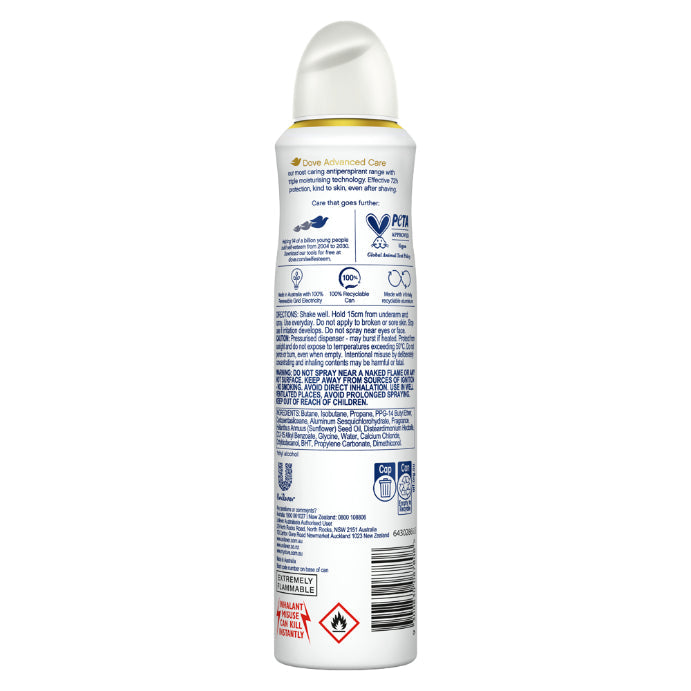 Dove Advanced Care 72h Anti-perspirant Coconut & Jasmine Flower Scent 250ml