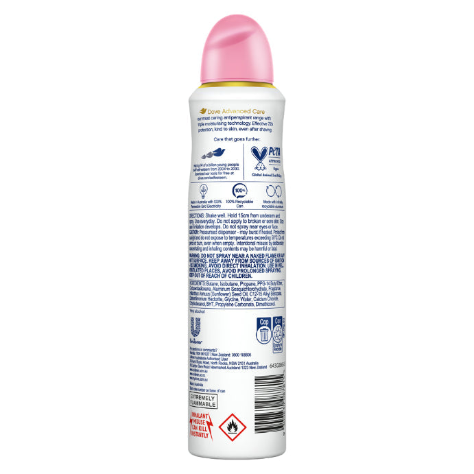 Dove Advanced Care 72h Go Fresh Anti-perspirant Acai Berry & Waterlily Scent 250ml