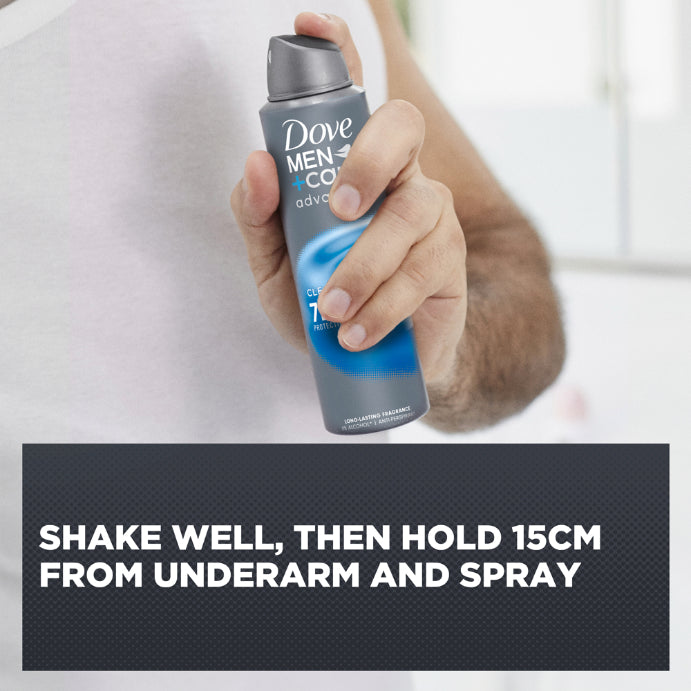 Dove Men+ Care Advanced Clean Comfort 72h Anti-perspirant 1/4 Moisturising Cream 250ml