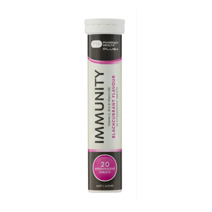 Pharmacy Health Plus Immunity 20 Effervescent Tablets