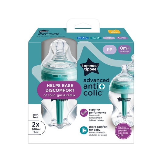 Tommee Tippee Advanced Anti Colic 2 X 260ml Bottles