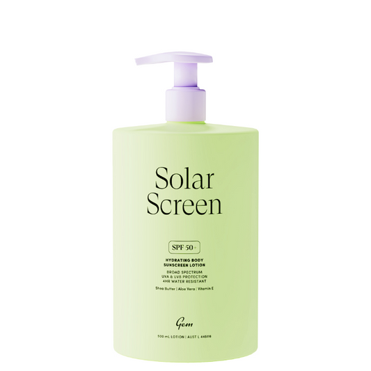 Gem Solar Screen SPF50+ Hydrating Body Sunscreen Lotion 500ml