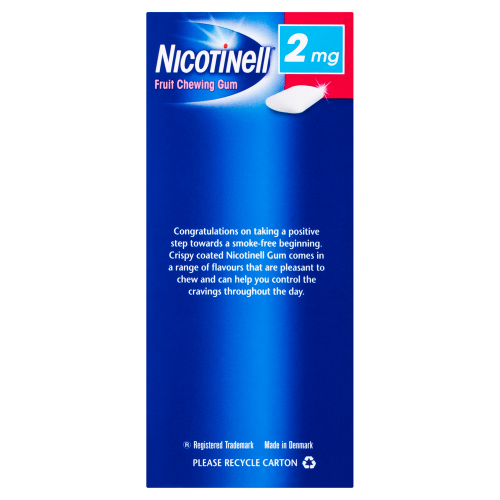 Nicotinell Nicotine Gum Fruit 2mg 144 Pieces