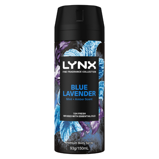 Lynx Deo Aerosl Blue Lavender 150ml