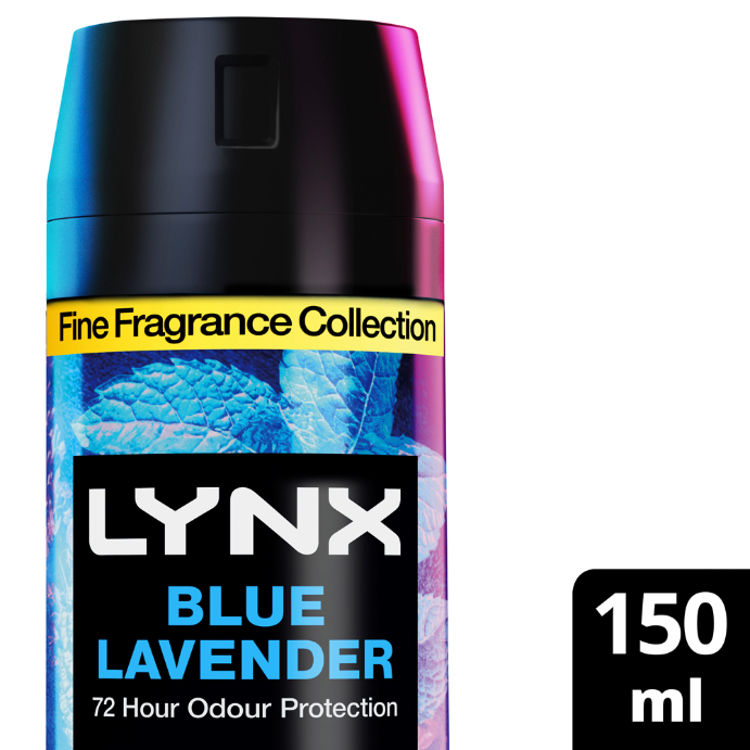 Lynx Deo Aerosl Blue Lavender 150ml