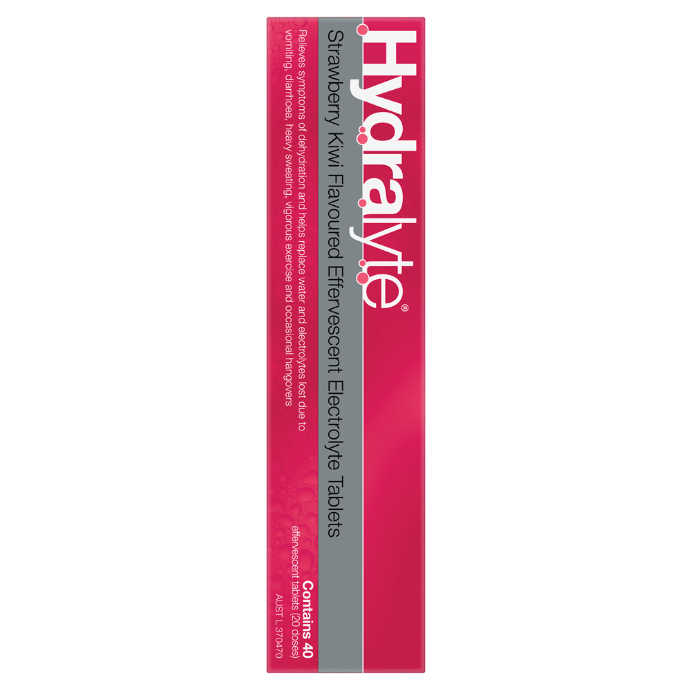 Hydralyte Eff Strawberry Kiwi 40tab