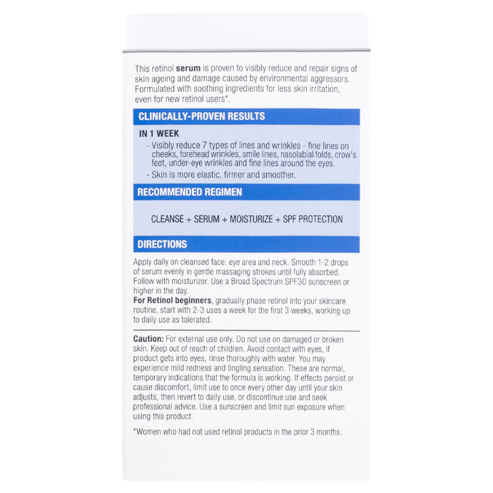 Neutrogena Visible Repair Retinol Serum 30ml