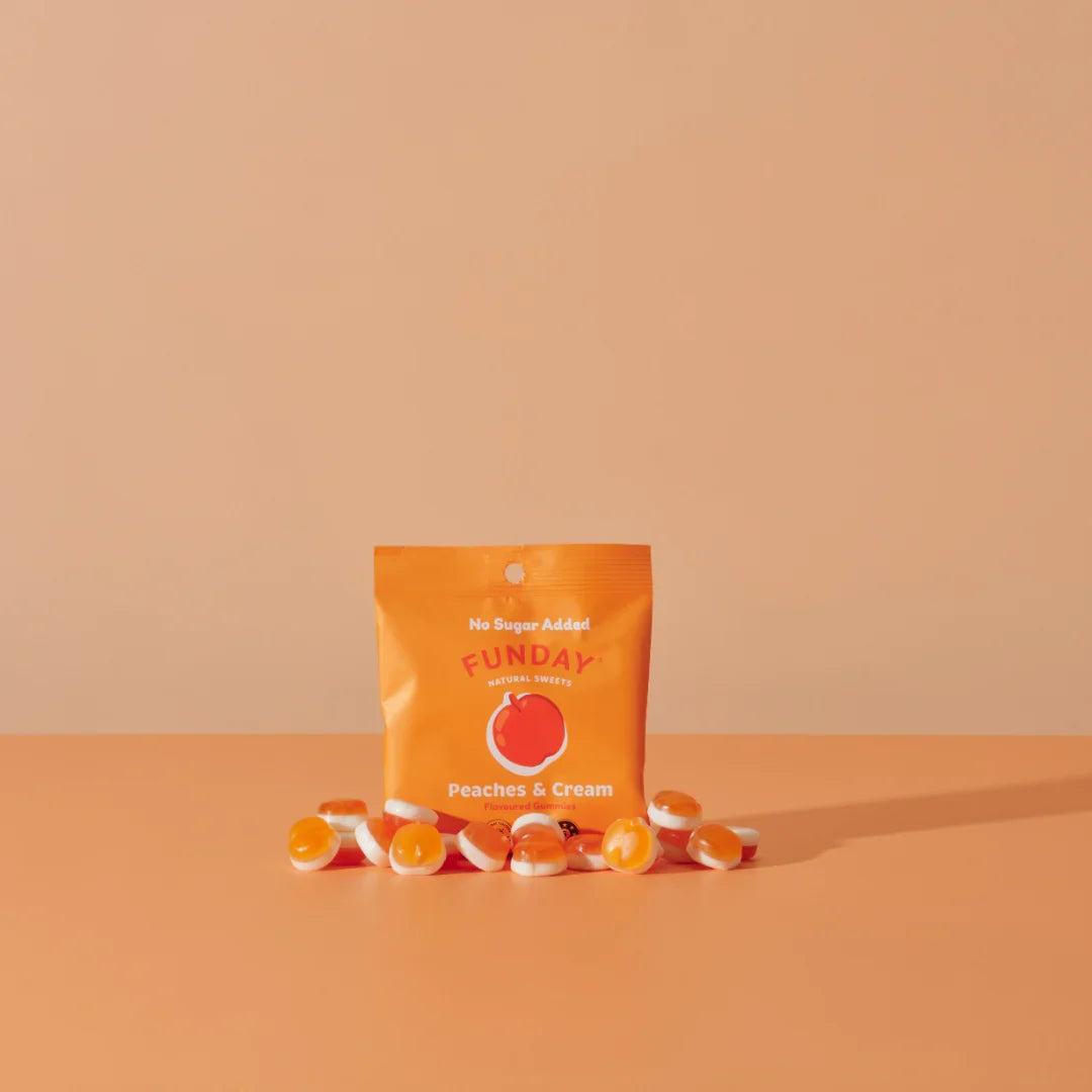 FUNDAY Peaches & Cream Gummies 50g