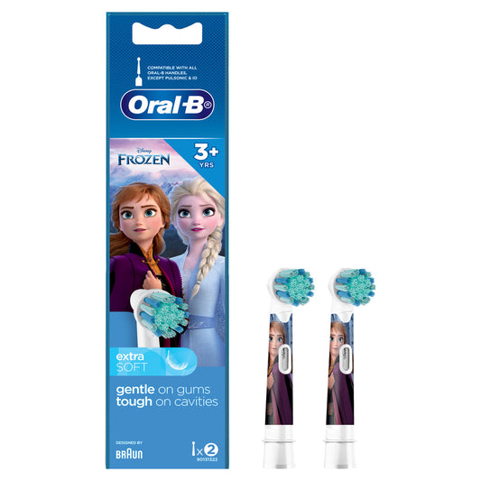 Oral B Vitality Kids Frozen Power age 3+ Refills 2 Pack - Cutprice Online