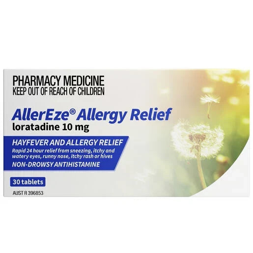 Allereze Allergy Relief 10mg 30 Tablets