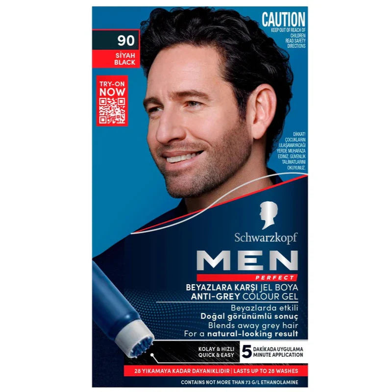 Schwarzkopf Men Perfect - 90 Siyah Black Hair Colour - Cutprice Online
