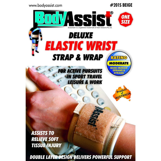 Body Assist Deluxe Elastic Wrist Strap & Wrap - Cutprice Online