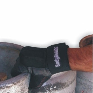 Body Assist Shock Absorbing Leather Half Gloves (Pair) - Cutprice Online