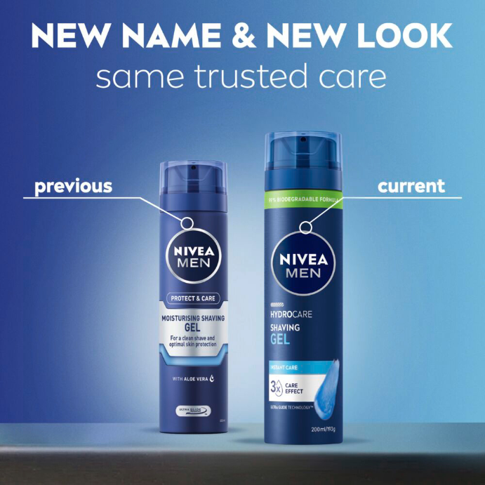 NIVEA Men Protect & Care Moisturising Shaving Gel 200ml