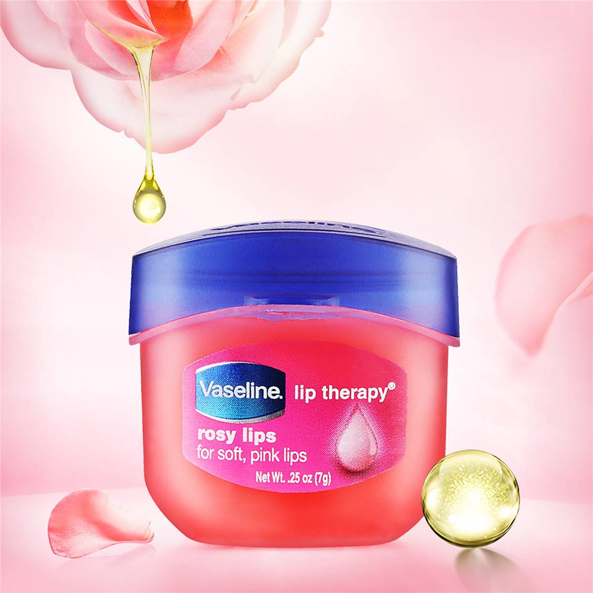 Vaseline Lip Care Tub Rosy 7g - Cutprice Online