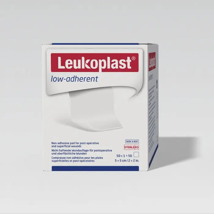 Leukoplast Low Adherent Dressing Sterile 5x5cm Box of 50