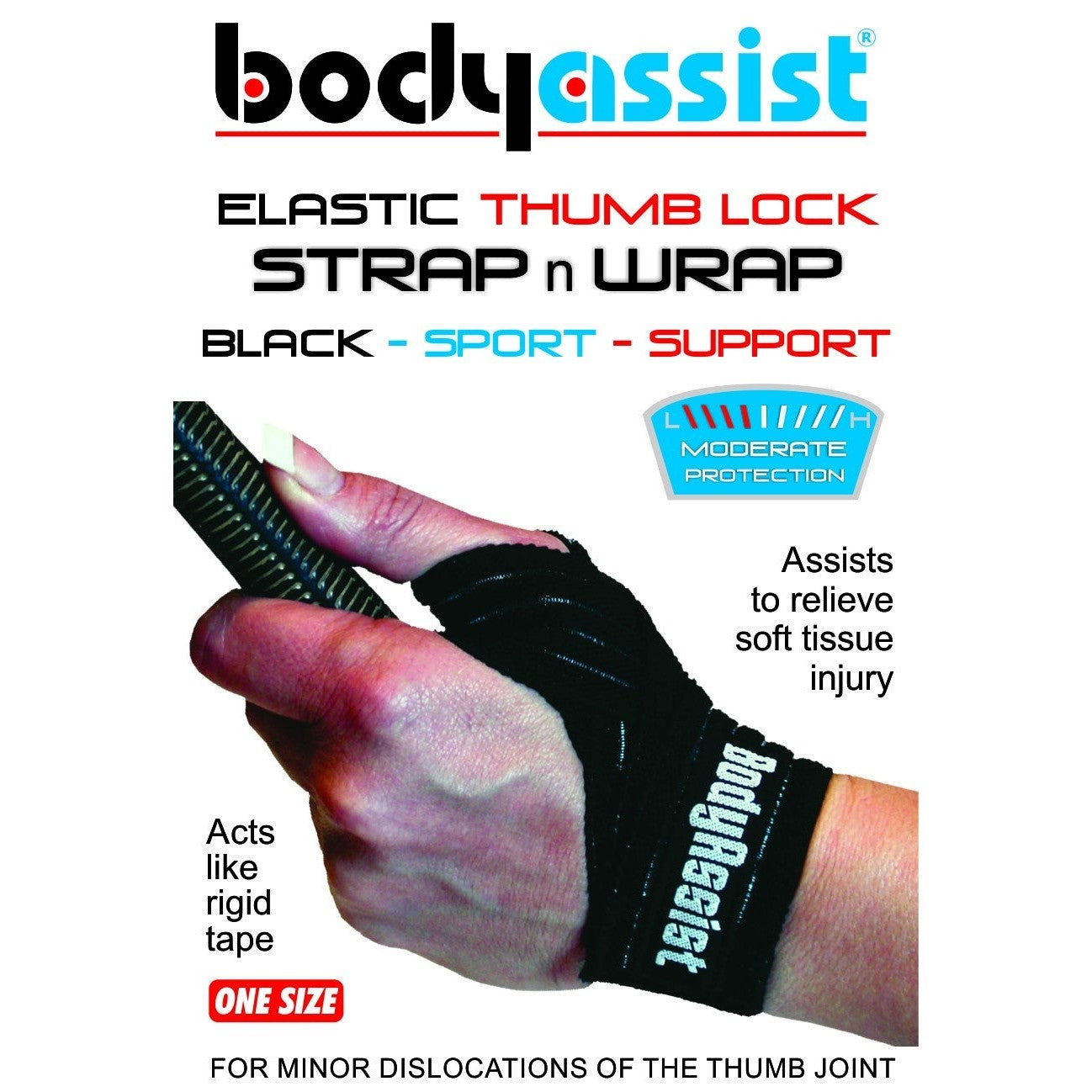 Body Assist Elastic Thumb Lock Strap Wrap - Cutprice Online