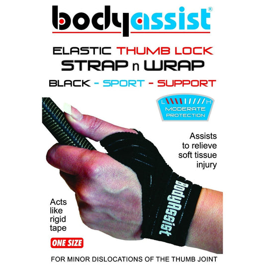 Body Assist Elastic Thumb Lock Strap Wrap - Cutprice Online