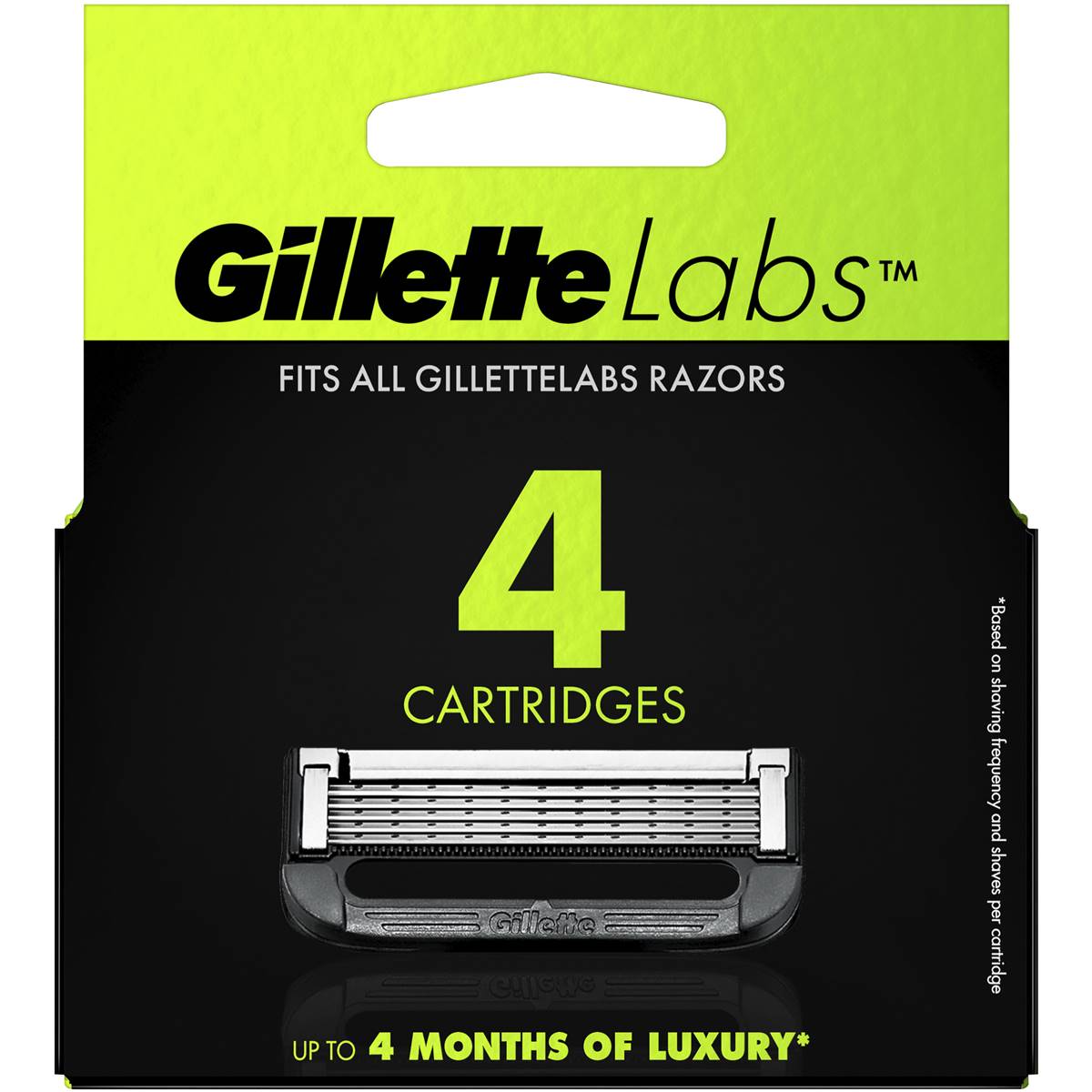 Gillette Labs Razor Cartridges 4 Pack - Cutprice Online