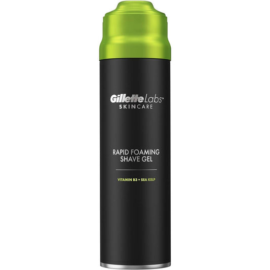 Gillette Labs Rapid Foaming Shave Gel With Vitamin B3 & Sea Kelp 198ml - Cutprice Online