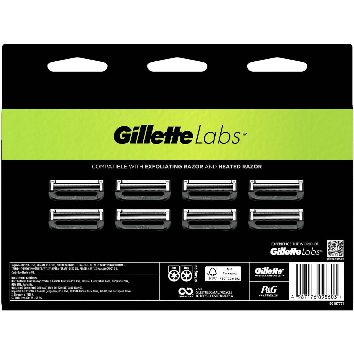 Gillette Labs Razor Blades 8 Pack - Cutprice Online