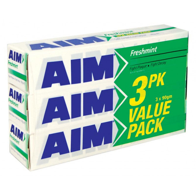 Aim Freshmint Toothpaste 90g (Pack of 3) - Cutprice Online
