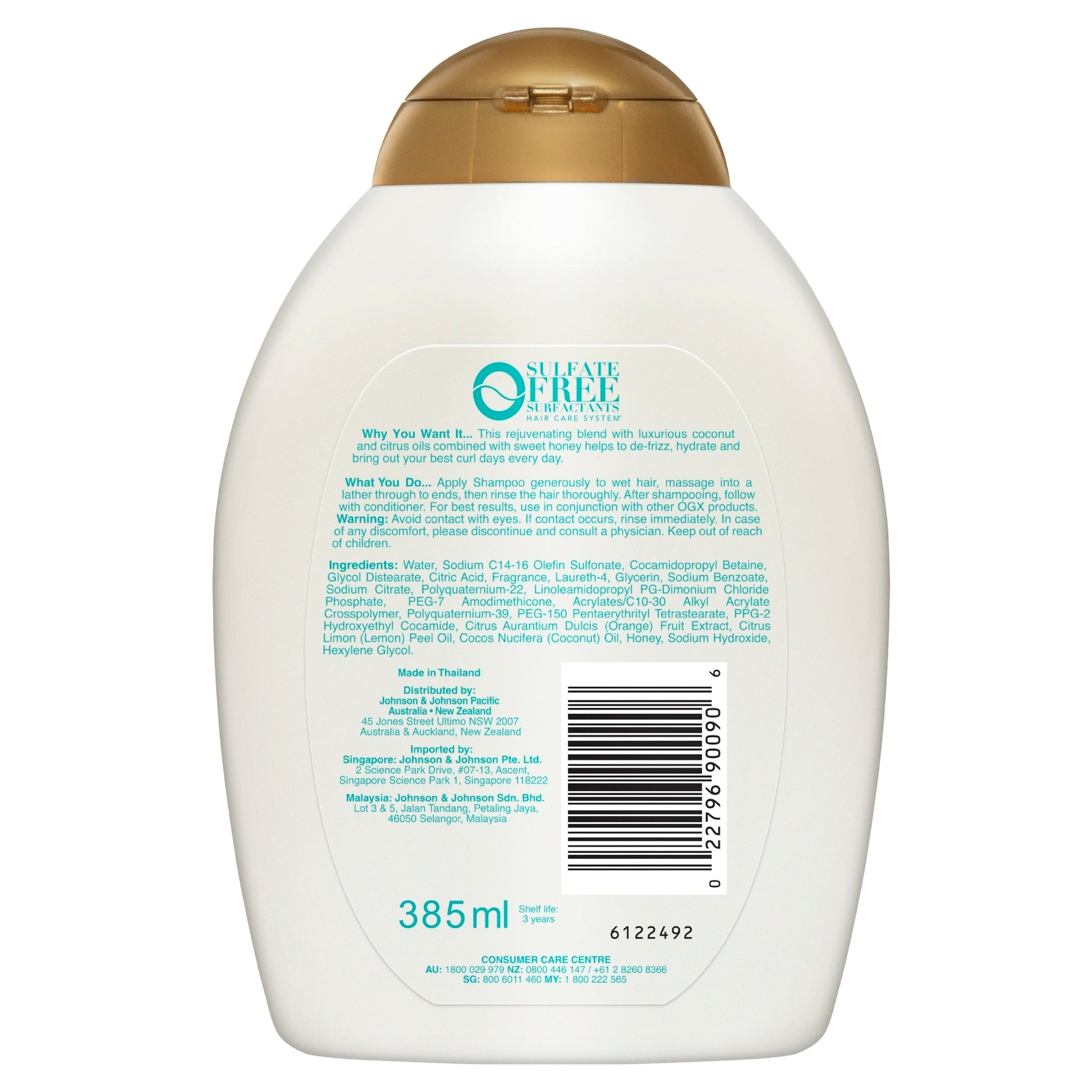 OGX Coconut Curls Shampoo 385mL - Cutprice Online