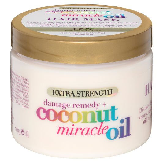 OGX Coconut Miracle Oil Extra Strength Hair Mask 168g - Cutprice Online