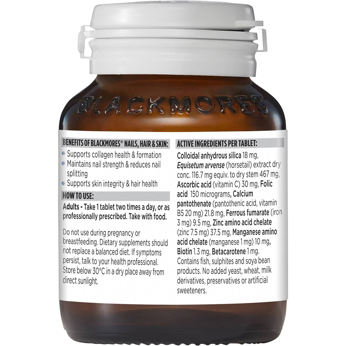 Blackmores Nails Hair & Skin 60 Tablets - Cutprice Online