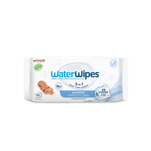 Waterwipes Textured Sensitive Wipes 60 Pack