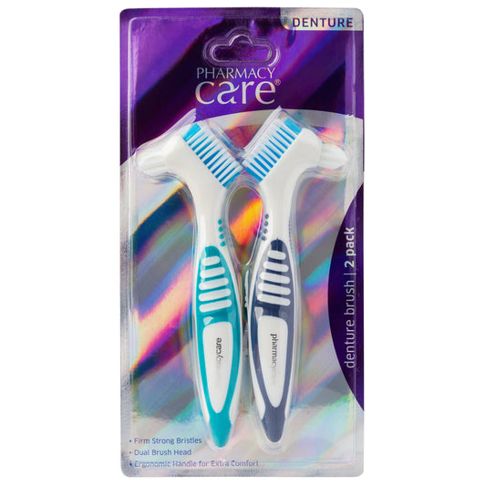 Pharmacy Care Denture Brush 2 Pack - Cutprice Online