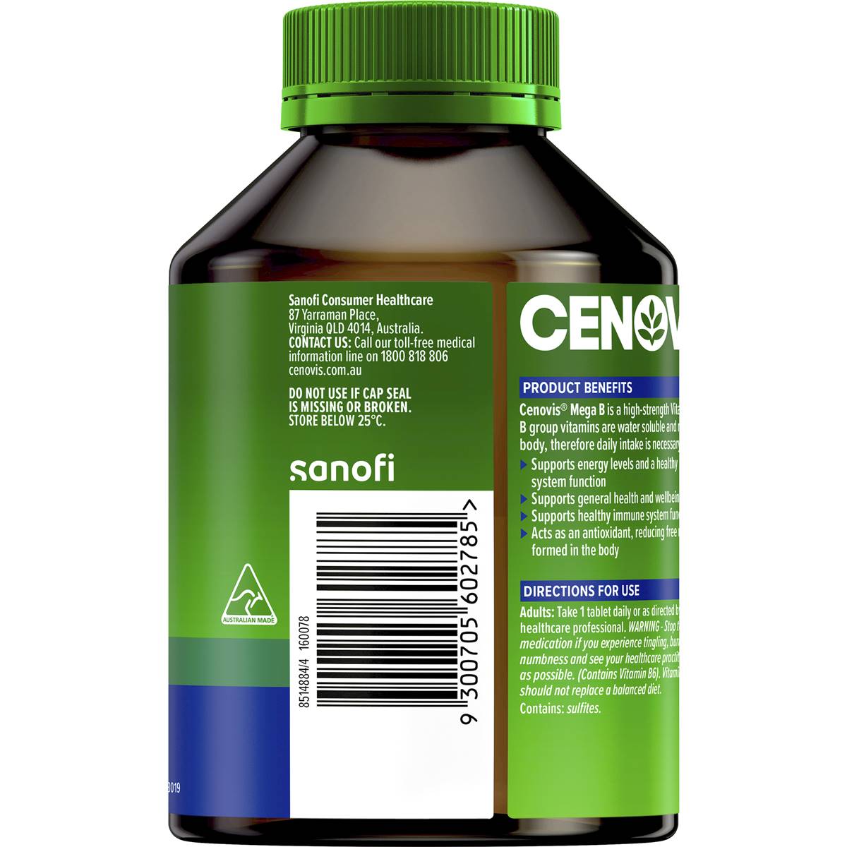 Cenovis Mega B 200 Tablets - Cutprice Online
