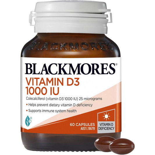 Blackmores Vitamin D3 1000IU 60 Capsules - Cutprice Online