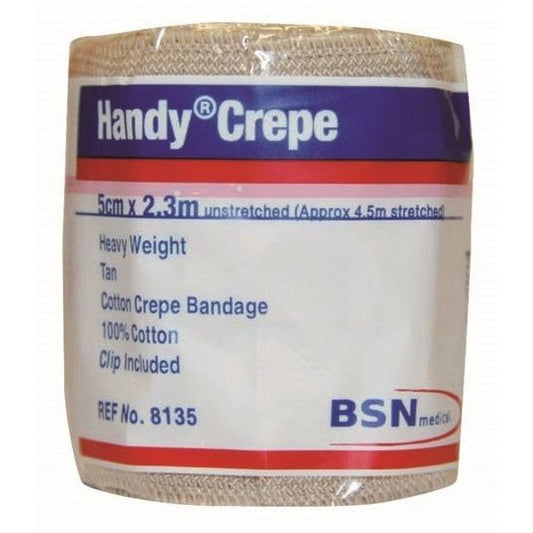 Handy Crepe Heavy Tan - 5cm X 2. 3m - Cutprice Online