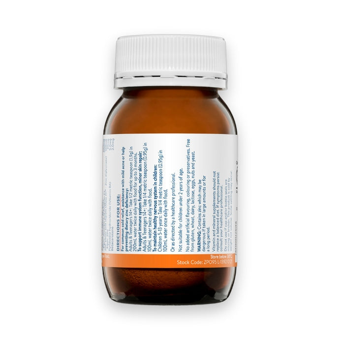 Ethical Nutrients Mega Zinc 40MG with Vitamin C Orange 95g
