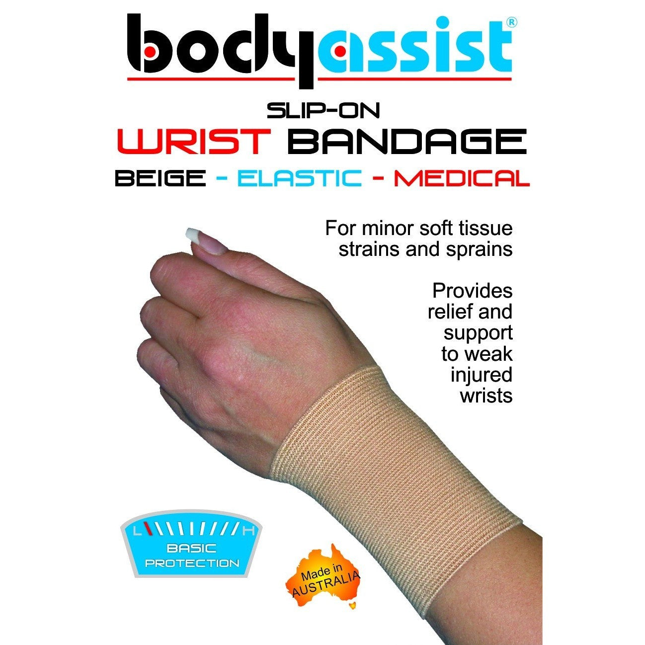 Body Assist Slip-on Elastic Wrist Bandage - Cutprice Online