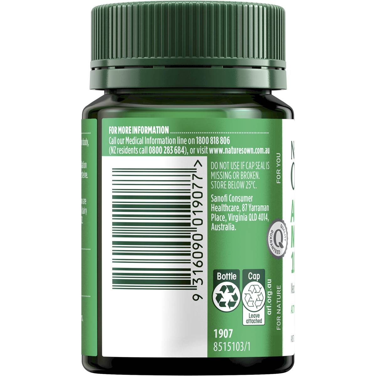 Nature's Own Activated Methyl B12 60 Tablets - Cutprice Online