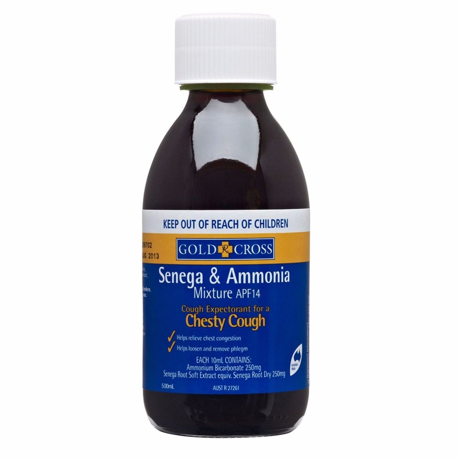 Gold Cross Senega & Ammonia Mixture APF14 500ml - Cutprice Online