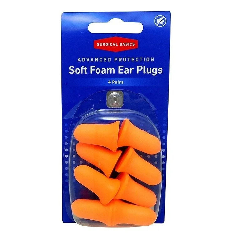 Surgical Basics Advanced Foam Ear Plugs NRR32 4 Pairs
