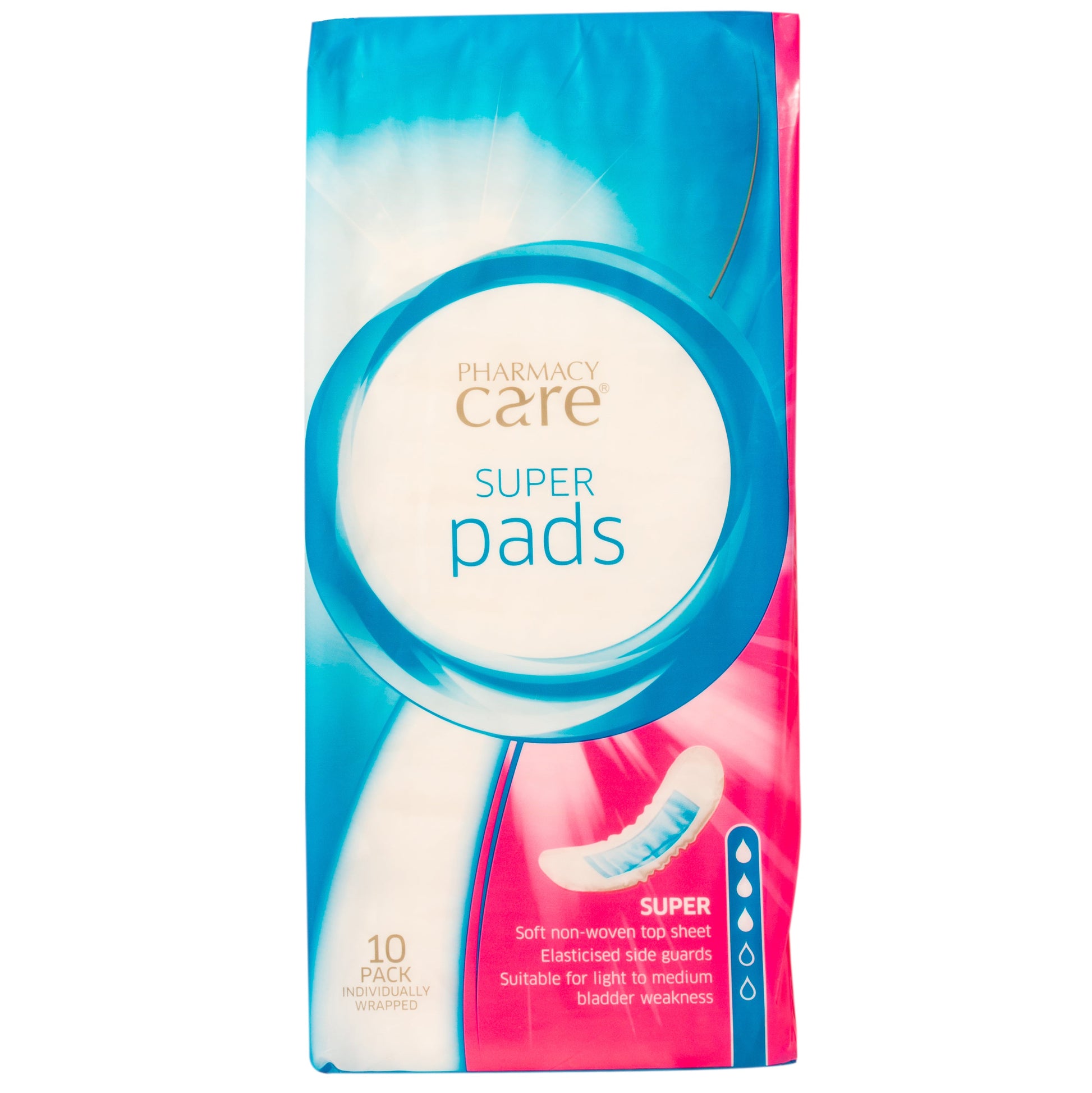 Pharmacy Care Super Incontinence Pads 10PK X4 - Cutprice Online