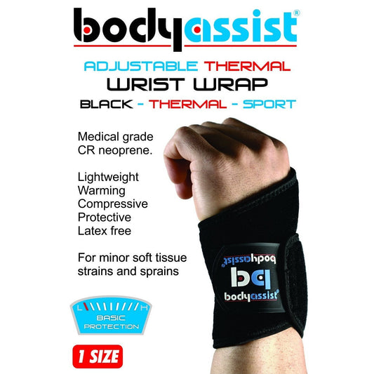 Body Assist Adjustable Thermal Wrist Wrap - Cutprice Online