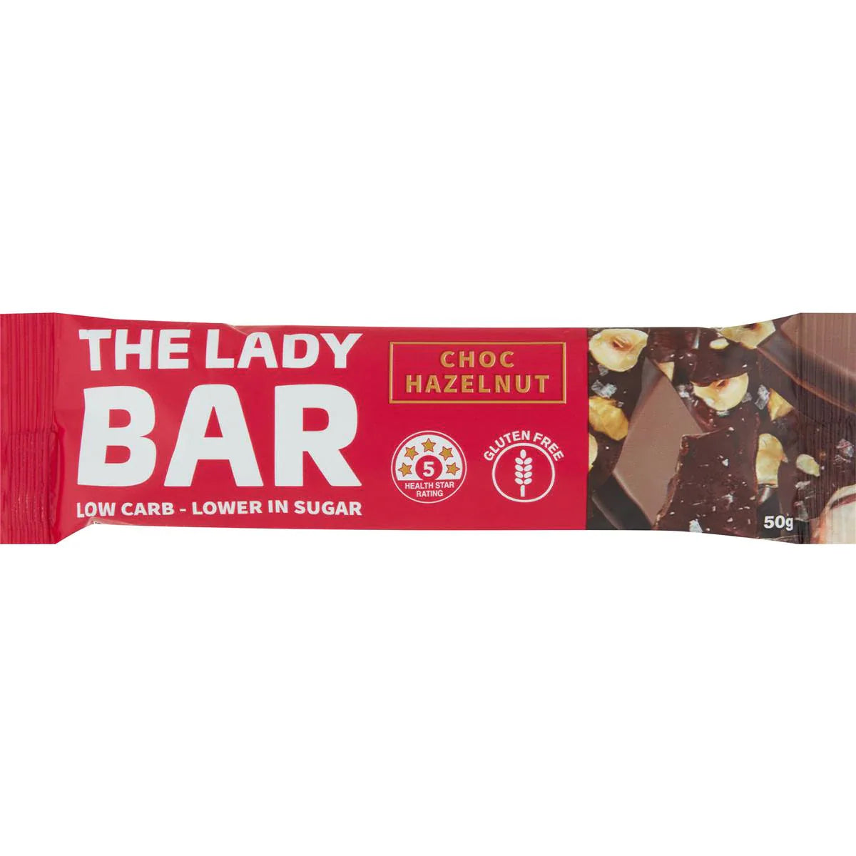 THE LADY BAR CHOC HAZELNUT 50G 10PK - Cutprice Online