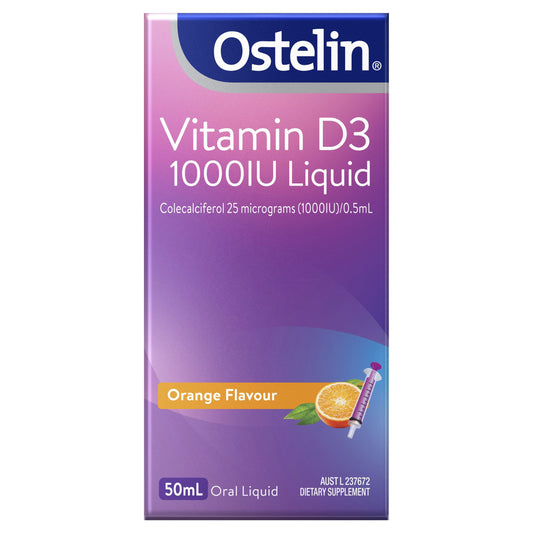 Ostelin Vitamin D (1000IU) Oral Liquid 50ml - Cutprice Online