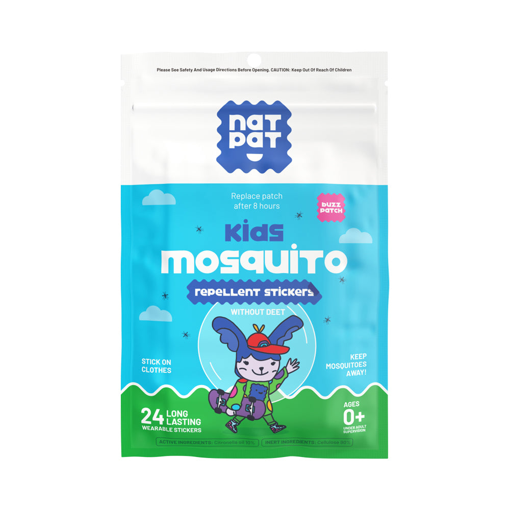 The Natural Patch Co. BuzzPatch Organic Mosquito Repellent Stickers 24 Pack