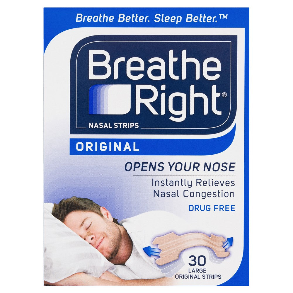 Breathe Right Nasal Strips Original Large X 30 - Cutprice Online