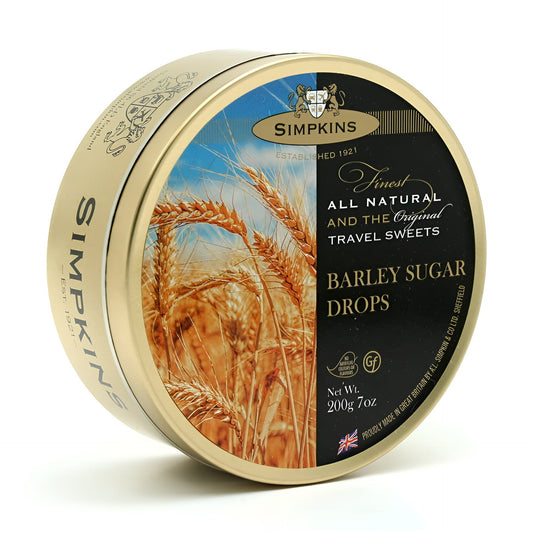 Simpkins Barley Sugar Drops 200g Tin - Cutprice Online